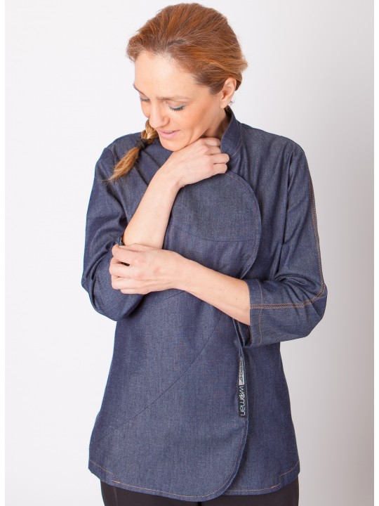 Jaleca Eva Peron Denim