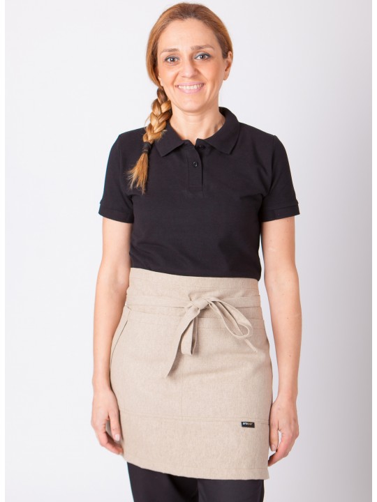 Avental Cintura com bolso em linho